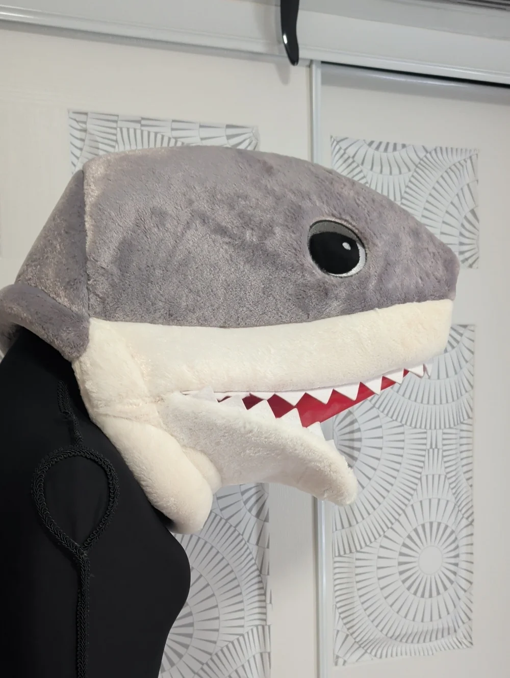 Plush Shark Head Costume Prop